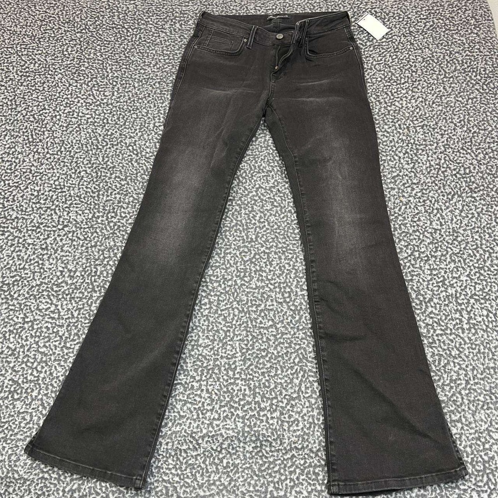 Mavi Jeans Women 28x32 Black Faded Mid Rise Bootcut Denim Pants Outdoor New‎